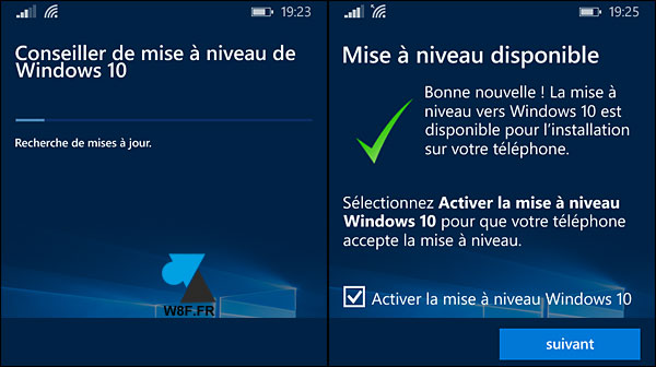 tutoriel upgrade mise à jour smartphone Lumia Windows Phone 8 vers Windows 10 Mobile