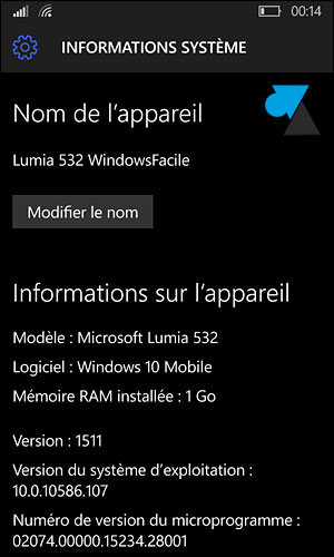 tutoriel upgrade mise à jour smartphone Lumia Windows Phone 8 vers Windows 10 Mobile