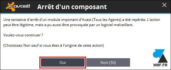 tutoriel désactiver antivirus Avast