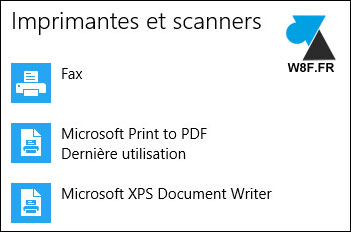 tutoriel Windows 10 configurer renommer imprimante PDF