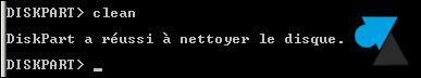 tutoriel disque dur Windows diskpart