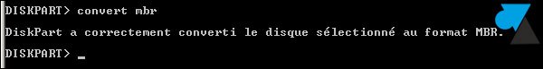 tutoriel disque dur Windows diskpart