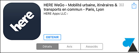 tutoriel application GPS gratuit iPhone iPad Nokia Here WeGo Maps
