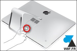 tutoreil changer ajouter RAM memoire vive Apple iMac 27 pouces