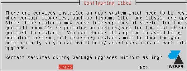 tutoriel Ubuntu upgrade services