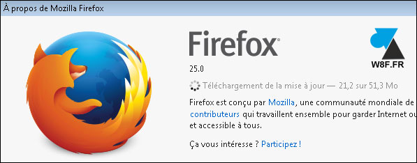tutoriel navigateur Mozilla Firefox mise a jour update