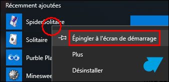 télécharger installer jeux Windows 7 sur Windows 10 Spider Solitaire Demineur Freecell Mahjong