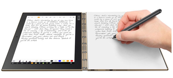 test ultrabook tablette hybride Lenovo Yoga Book Android Windows