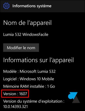tutoriel Windows 10 Mobile mise à jour update