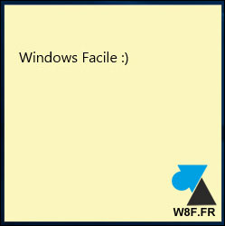 pense bete note post it Windows 10