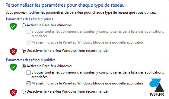 tutoriel Windows 10 configurer pare feu firewall parefeu