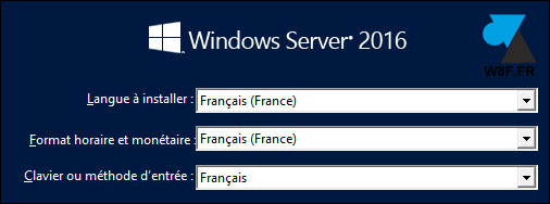 tutoriel installer Windows Server 2016