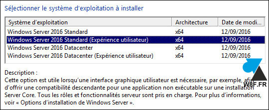 tutoriel installer Windows Server 2016