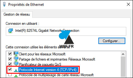 tutoriel Windows 10 adresse IP fixe