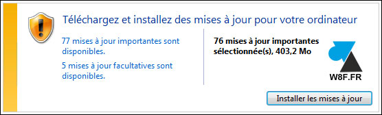 Windows 7 Windows Update W7 bug erreur