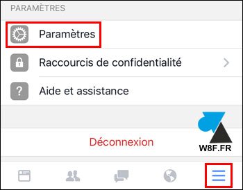 tutoriel configurer Facebook iPhone iPad photo video HD 4K iOS