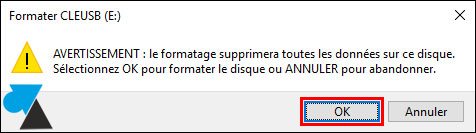tutoriel formater cle usb disque dur externe