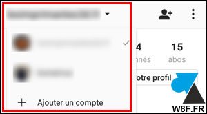 tutoriel multicompte Instagram Android
