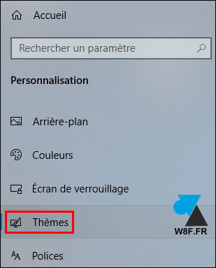 tutoriel Windows 10 parametres themes