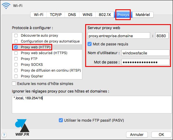 Windows proxy for mac