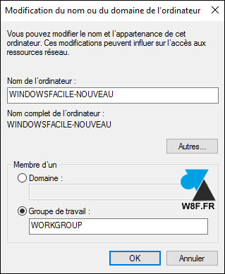 tutoriel renommer pc windows domaine active directory