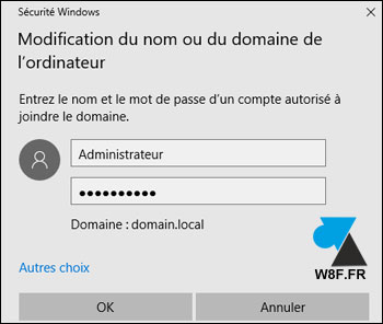 tutoriel renommer pc windows domaine active directory