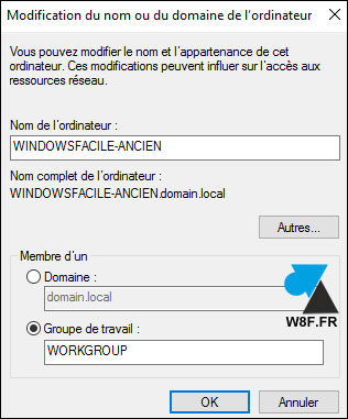 tutoriel renommer pc windows domaine active directory