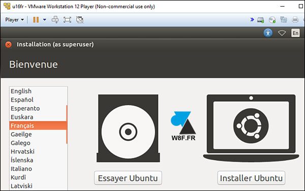 tutoriel machine virtuelle VMware Ubuntu
