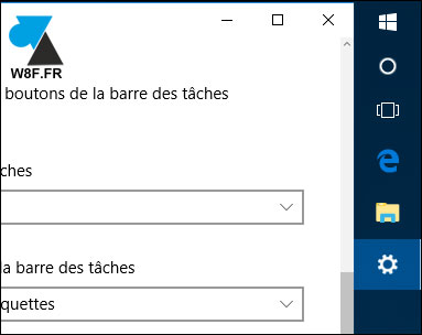 tutoriel Windows 10 deplacer barre des taches menu Demarrer