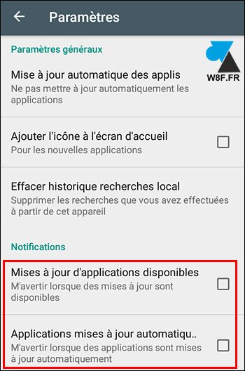 tutoriel Android application Play Store mise a jour automatique