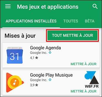 tutoriel Android application Play Store jeu