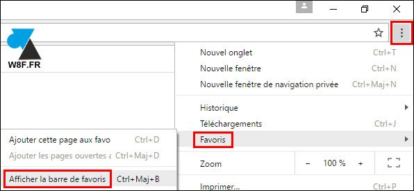 tutoriel Google Chrome ajouter favori internet