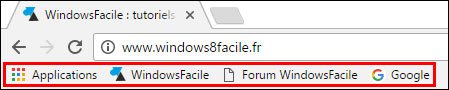 tutoriel Google Chrome ajouter favori internet