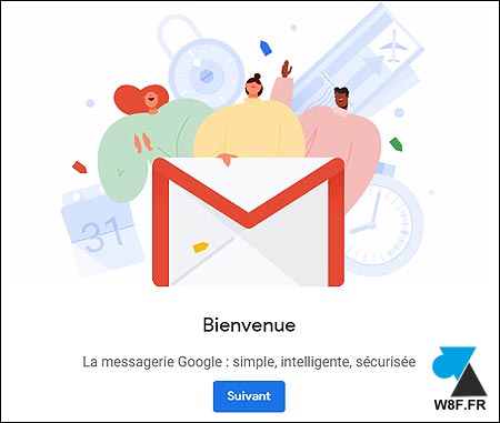 gmail bienvenue