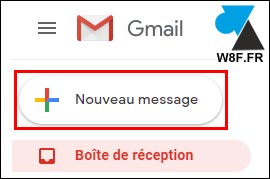 Nouveau message mail Gmail