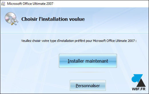 installer Office 2007