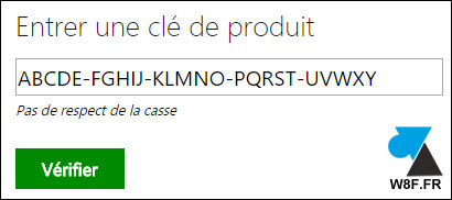 Microsoft Office numero de serie cle de produit