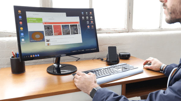 Samsung DeX station accueil smartphone PC