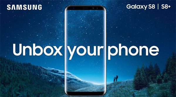 photo smartphone Samsung Galaxy S8 plus