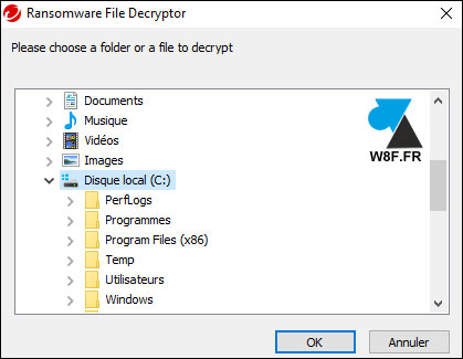 tutoriel outil virus Trend Micro Ransomware File Decryptor