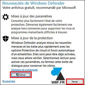 WF Windows Defender Windows 10 tutoriel