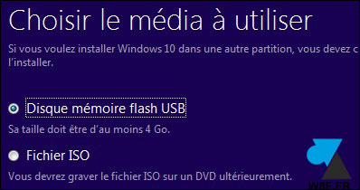 tutoriel créer clé USB installation Windows 10 Creators Update