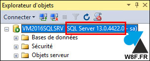 numero de version Microsoft SQL Server Service Pack Cumulative Update