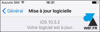 tutoriel Apple iPhone iPad version systeme