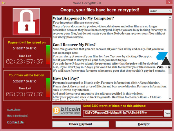 virus ransomware wannacry