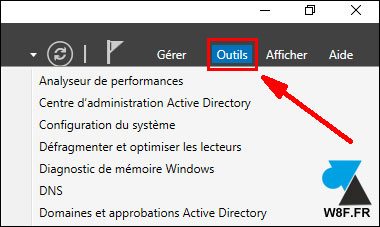 tutoriel Windows Server 2016 WS2016 Outils administration