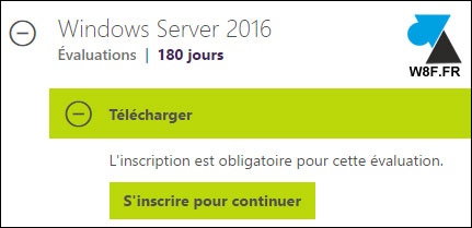 telecharger ISO gratuit Windows Server 2016 WS2016 WS16