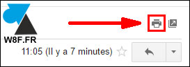 tutoriel imprimer message mail Gmail Google