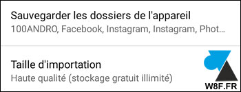 tutoriel sauvegarde automatique photo Android Google Photos