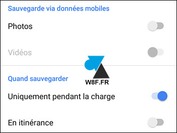 tutoriel sauvegarde automatique photo Android Google Photos